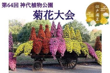 第64回神代植物公園「菊花大会」10月26日(土)～11月17日(日)開催