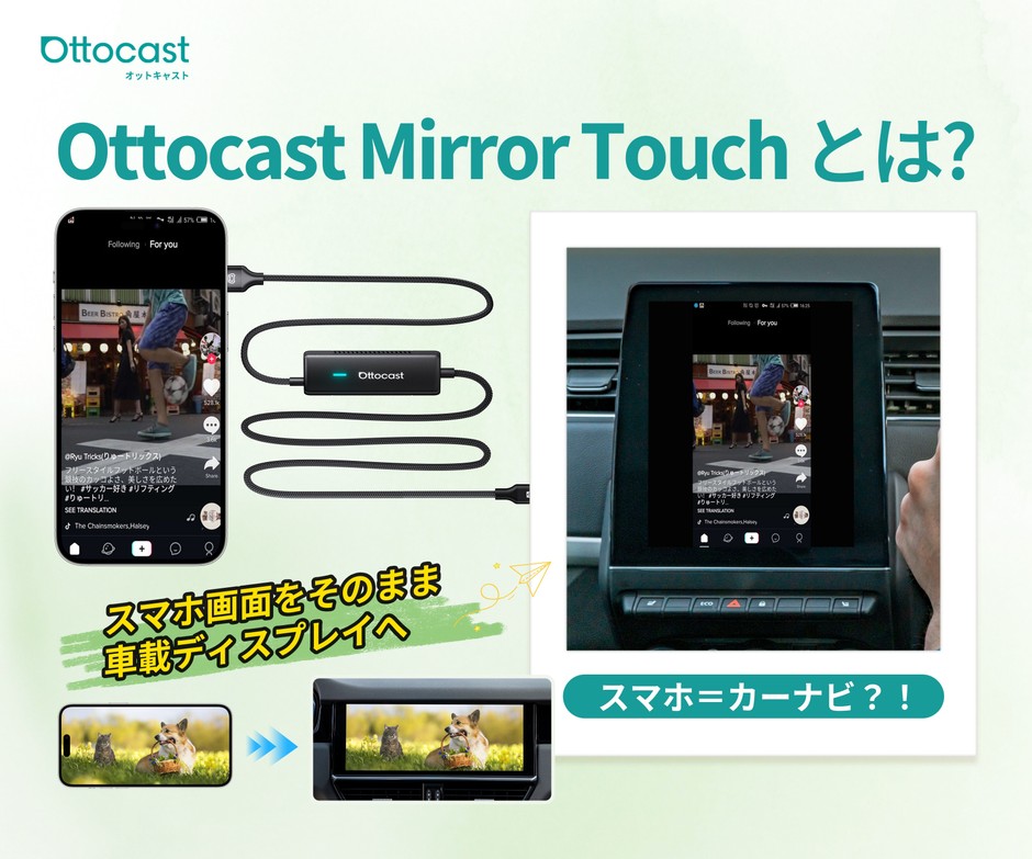 「Mirror Touch」機能紹介(ミラーリング&操作イメージ)
