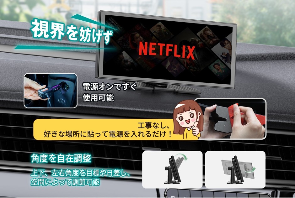 3ステップの簡単セット