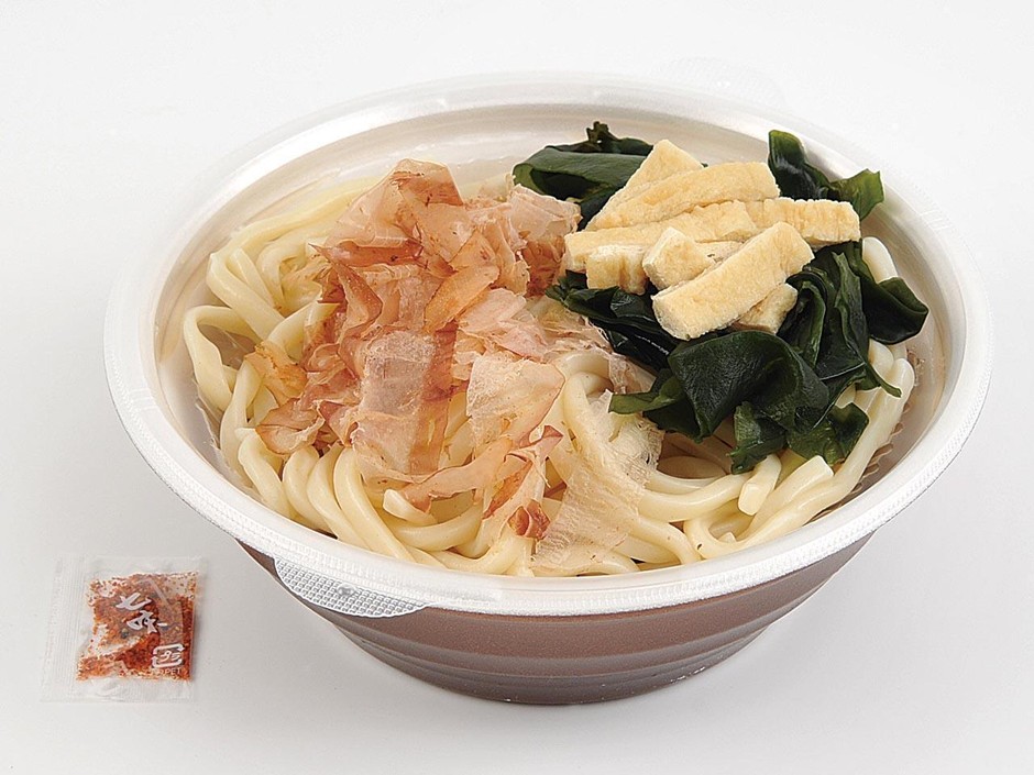 わかめうどん商品画像(東北・関東・九州。画像はイメージです。)