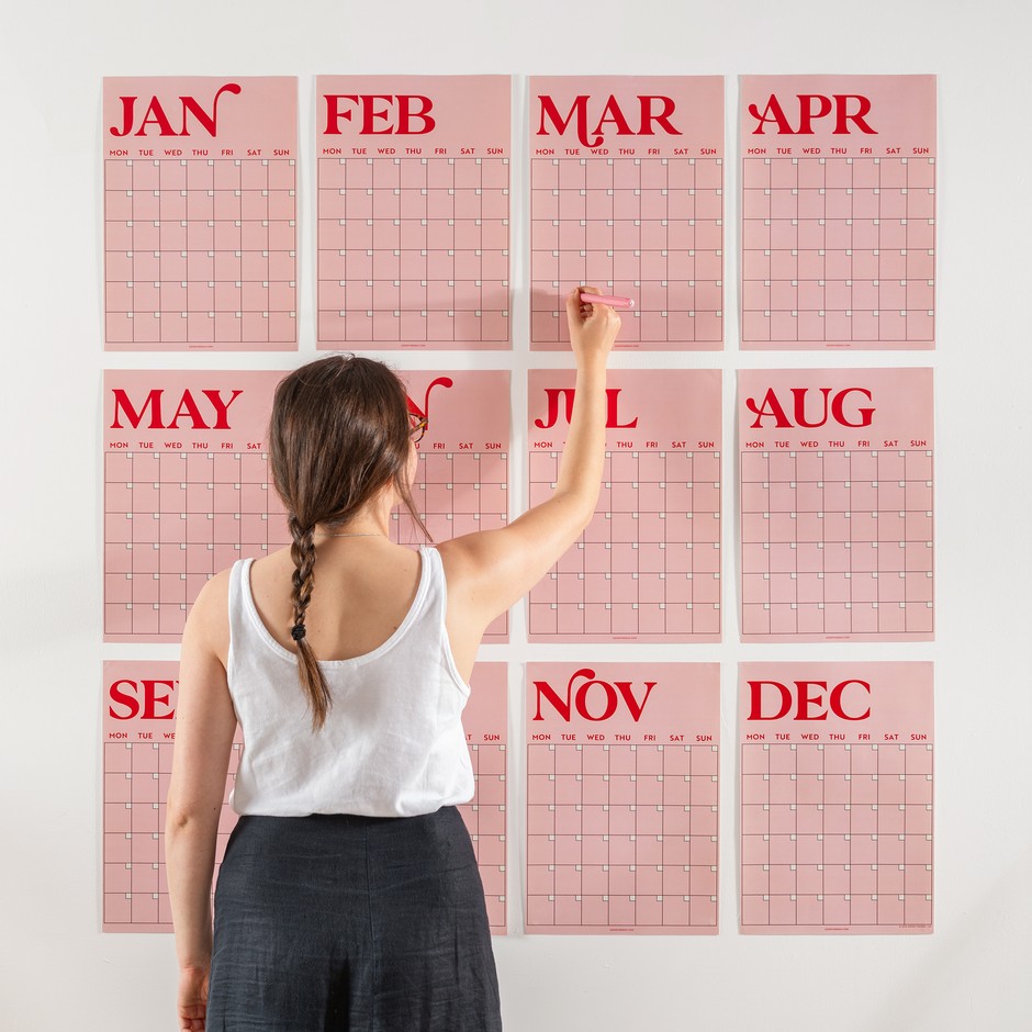 Large Monthly Wall Planner