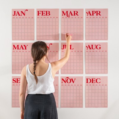 Large Monthly Wall Planner
