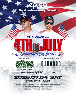 7月4日(土) THE WAVE Vol.150