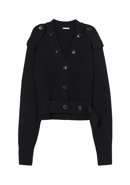 ウールブレンド ニットカーディガン¥9,999