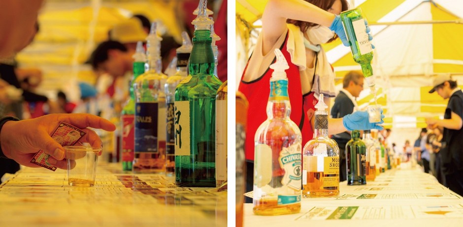 120種以上から自由に飲み比べ