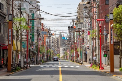 台東区(奥浅草)の街並み