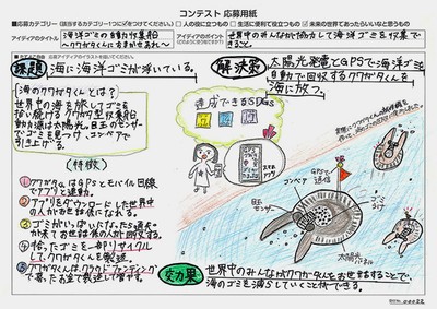 海洋ゴミの自動収集船 ~クワガタくんにおまかせあれ~
