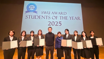 Students of the Year 2025が決定
学内外で様々な分野で
優れた成果を収めた学生を表彰