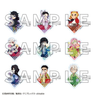 ▲アクリルヘアクリップ（全9種、ランダム)／各770円（税込） 7月中旬販売開始予定