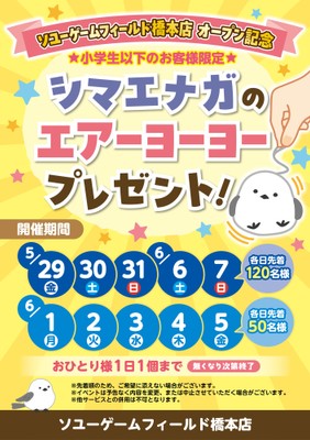 オープン記念プレゼント