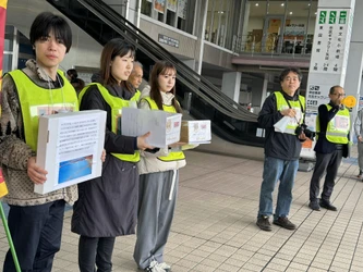 【名城大学】スリランカ豪雨災害の被災者支援で学生らが街頭募金活動を実施