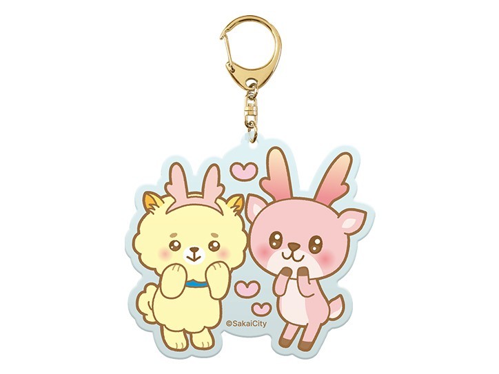 坂井ほや丸×イワシカちゃん アクリルキーホルダー 660円