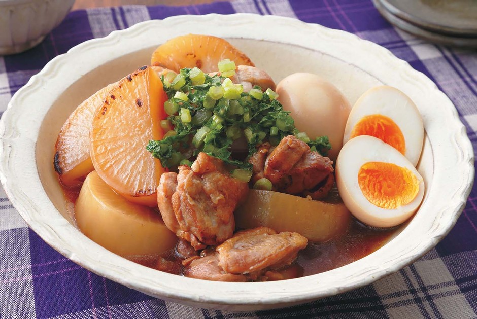 大根と鶏もも肉のべっこう煮