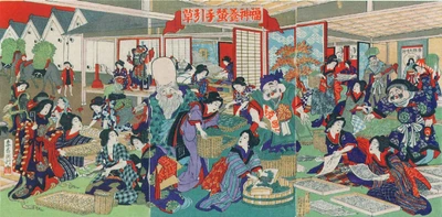 グンゼ博物苑 3/25から「浮世絵グンゼコレクション特別展」を開催 －テーマは「養蚕と神様たち」、養蚕の守り神がいろいろな姿で登場－