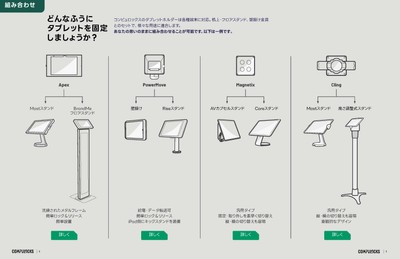 カタログの一部（組み合わせガイド）