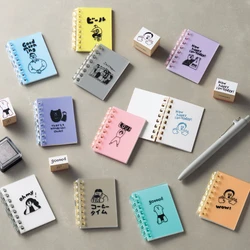 オープンリングノート ミニ　クリエイターコラボ第1弾　iwahanko.×LIHIT LAB.　数量限定発売
