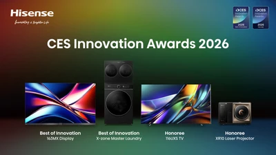 ハイセンス、CES 2026で過去最多となる58のアワードを受賞　 ディスプレイおよびスマートホーム分野における 技術的リーダーシップを発揮