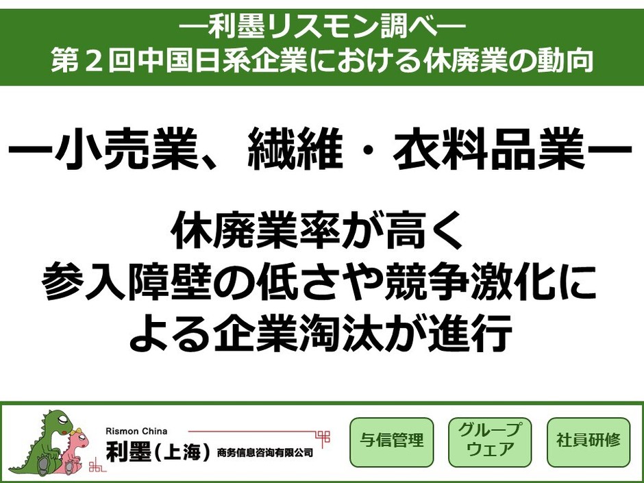 「第2回中国日系企業の休廃業動向レポート」を発表