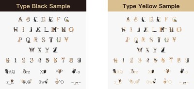 「DF RunGoGo Type」収録文字見本