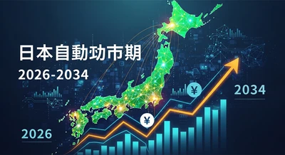 日本のネットワーク自動化市場は堅調な成長を示し、2034年までに年平均成長率（CAGR）16.93％で75億米ドル規模に達する見込み